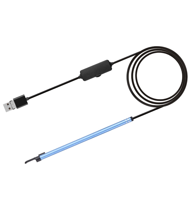 2 in 1 USB HD Visual Earwax Clean Tool Endoscope Borescope with LED Lights & Wifi, Cable length: 2m (Blue) -  by PMC Jewellery | Online Shopping South Africa | PMC Jewellery | Buy Now Pay Later Mobicred