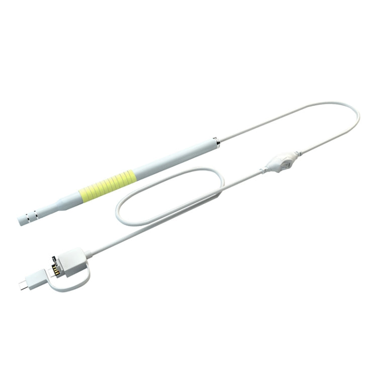 I98 1.3 Million HD Visual Earwax Clean Tool Endoscope Borescope with 6 LEDs, Lens Diameter: 5.5mm (Yellow) -  by PMC Jewellery | Online Shopping South Africa | PMC Jewellery | Buy Now Pay Later Mobicred