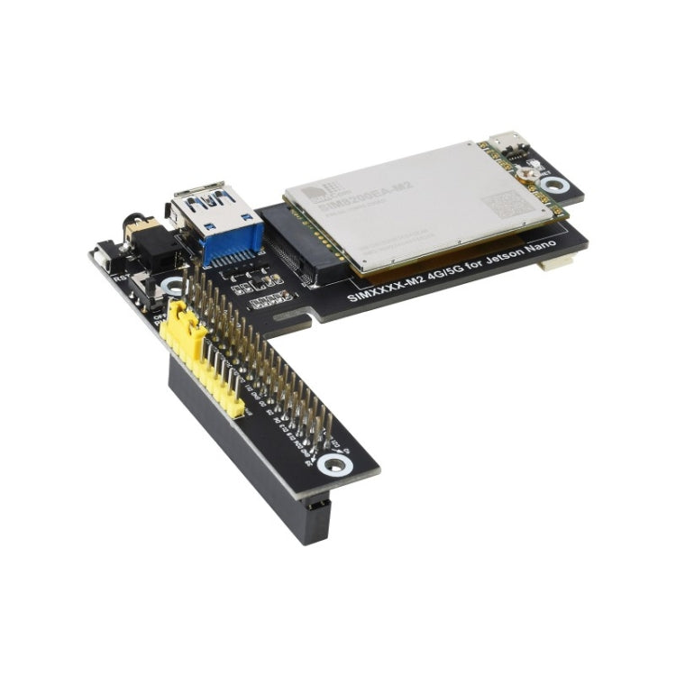 Waveshare SIM8200EA-M2 5G Snapdragon X55 Multi Mode Multi Band 5G/4G/3G Module Expand Board for Jetson Nano, EU Plug - Modules Expansions Accessories by WAVESHARE | Online Shopping South Africa | PMC Jewellery | Buy Now Pay Later Mobicred