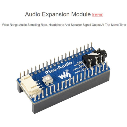 Waveshare Audio Expansion Module for Raspberry Pi Pico, Concurrently Headphone / Speaker Output - Modules Expansions Accessories by WAVESHARE | Online Shopping South Africa | PMC Jewellery | Buy Now Pay Later Mobicred