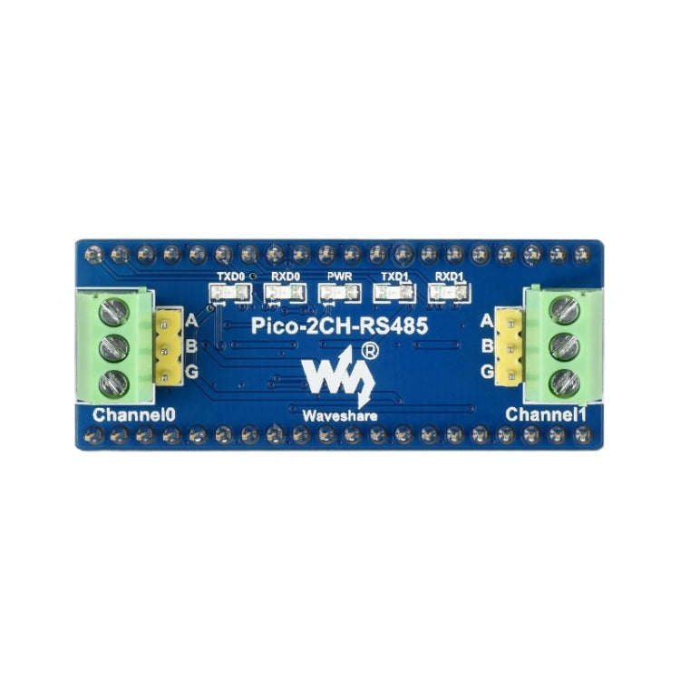 Waveshare 2-Channel RS485 Module for Raspberry Pi Pico, SP3485 Transceiver, UART To RS485 - Modules Expansions Accessories by WAVESHARE | Online Shopping South Africa | PMC Jewellery | Buy Now Pay Later Mobicred