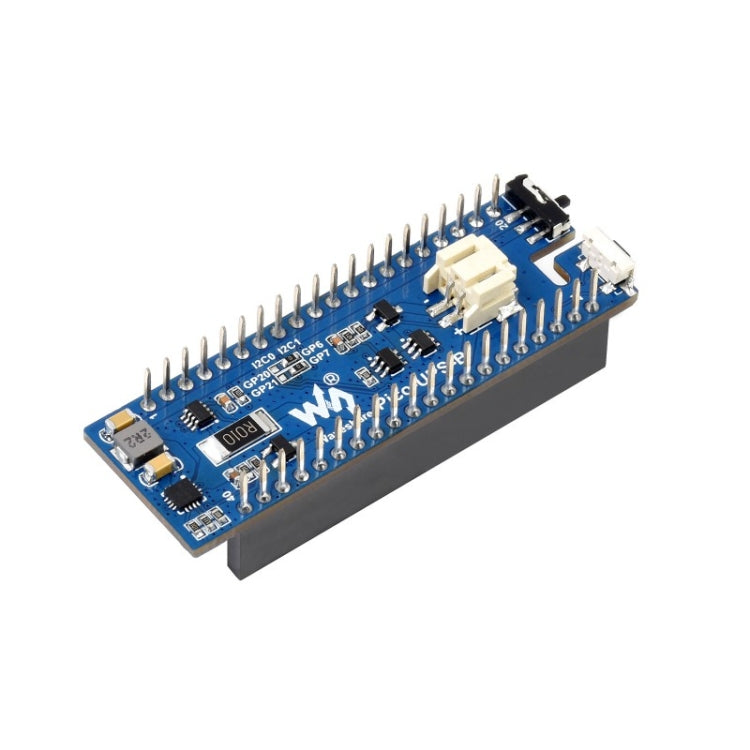 Waveshare UPS Module Uninterruptible Power Supply 600mAh Li-Po Battery Module Stackable Board for Raspberry Pi Pico - Modules Expansions Accessories by WAVESHARE | Online Shopping South Africa | PMC Jewellery | Buy Now Pay Later Mobicred