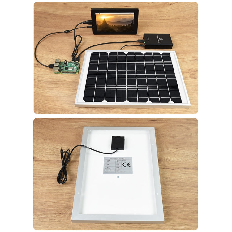 Waveshare High Conversion Efficiency 18V 10W Solar Panel - Modules Expansions Accessories by WAVESHARE | Online Shopping South Africa | PMC Jewellery | Buy Now Pay Later Mobicred