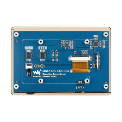 Waveshare 5 inch 800 x 480 Capacitive IPS Touch Display for Raspberry Pi, DSI Interface - Modules Expansions Accessories by PMC Jewellery | Online Shopping South Africa | PMC Jewellery | Buy Now Pay Later Mobicred