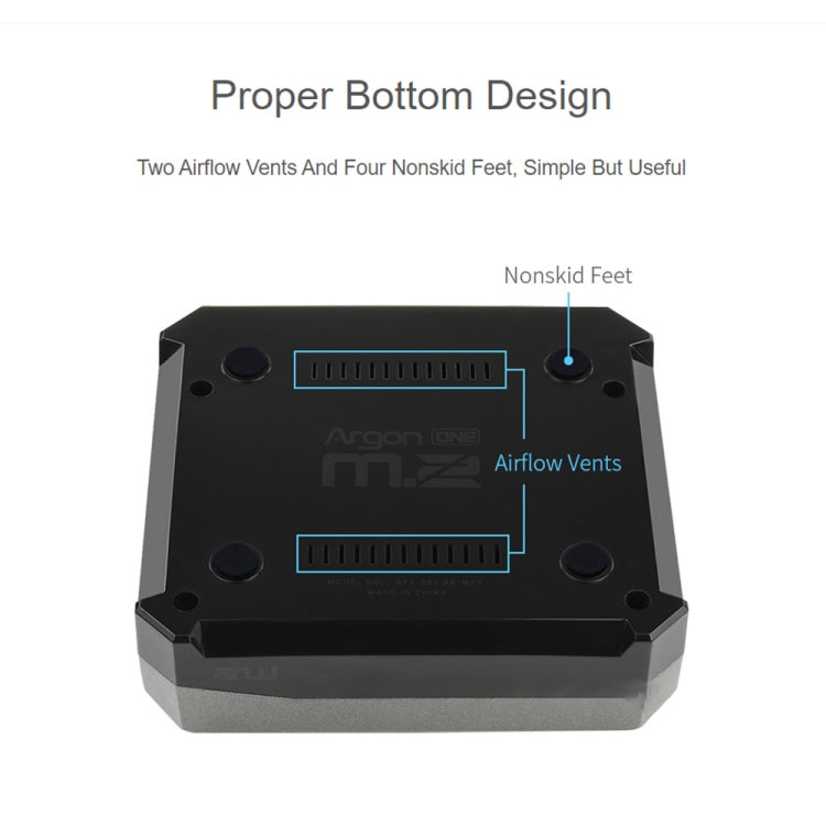 Waveshare Argon One M.2 Aluminum Case For Raspberry Pi 4, with M.2 Expansion Slot - Modules Expansions Accessories by WAVESHARE | Online Shopping South Africa | PMC Jewellery | Buy Now Pay Later Mobicred