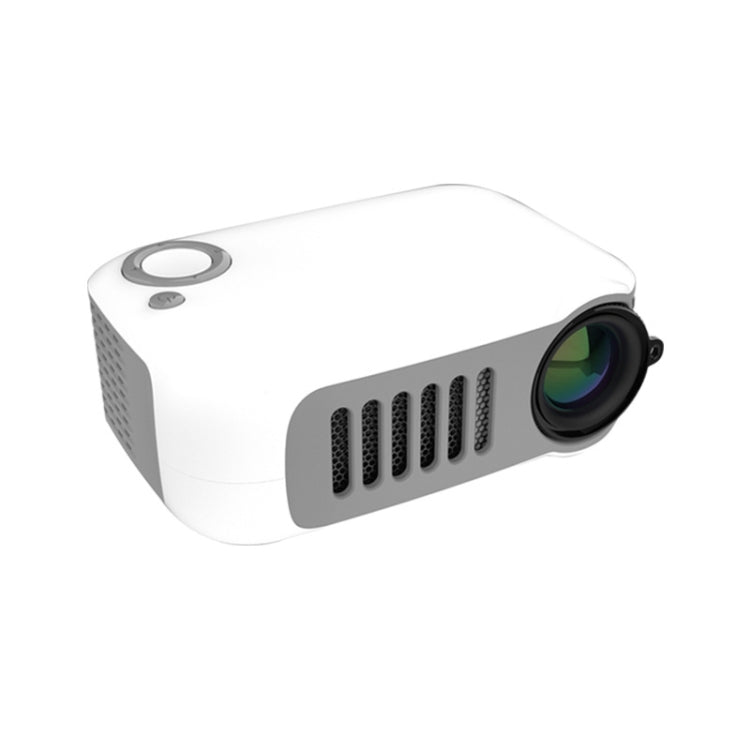 A2000 1080P Mini Portable Smart Projector Children Projector, UK Plug(White Grey) - Mini Projector by PMC Jewellery | Online Shopping South Africa | PMC Jewellery | Buy Now Pay Later Mobicred