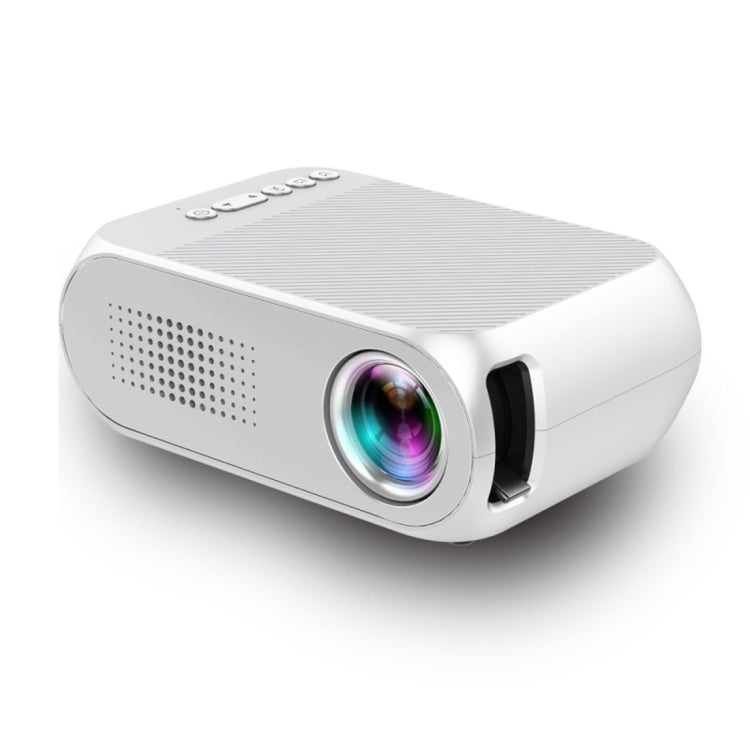 YG320 320*240 Mini LED Projector Home Theater, Support HDMI & AV & SD & USB (White) - Mini Projector by PMC Jewellery | Online Shopping South Africa | PMC Jewellery | Buy Now Pay Later Mobicred