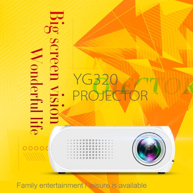 YG320 320*240 Mini LED Projector Home Theater, Support HDMI & AV & SD & USB (Black) - Mini Projector by PMC Jewellery | Online Shopping South Africa | PMC Jewellery | Buy Now Pay Later Mobicred