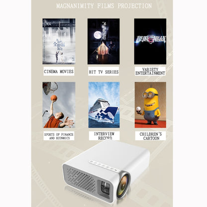 YG520 800x480 1800LM Mini LED Projector Home Theater, Support HDMI & AV & SD & USB & VGA, Mobile Phone Version (Black) - LED Projector by PMC Jewellery | Online Shopping South Africa | PMC Jewellery | Buy Now Pay Later Mobicred