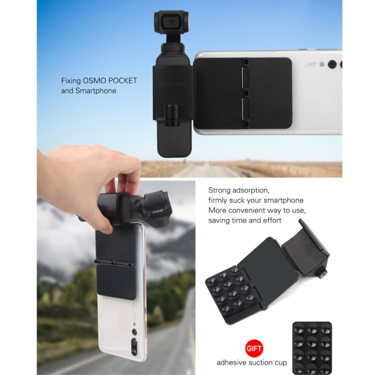 Sunnylife OP-ZJ061 Folding Sucker Holder + Tripod for DJI OSMO Pocket - Combo Kits by Sunnylife | Online Shopping South Africa | PMC Jewellery | Buy Now Pay Later Mobicred
