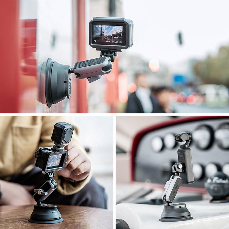 PGYTECH P-GM-132 Action Camera Suction Cup Phone Holder for DJI Osmo Action & GoPro 8/7(Silver) -  by PGYTECH | Online Shopping South Africa | PMC Jewellery | Buy Now Pay Later Mobicred