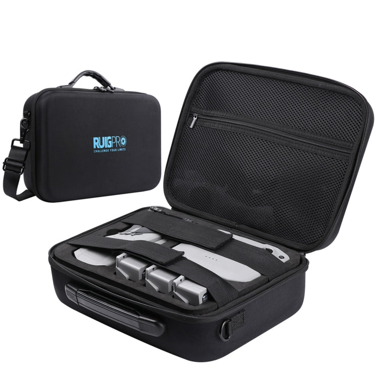 RUIGPRO for DJI Mavic Air 2 Portable PU Shoulder Storage Bag Protective Box (Black) - Backpacks & Bags by RUIGPRO | Online Shopping South Africa | PMC Jewellery | Buy Now Pay Later Mobicred