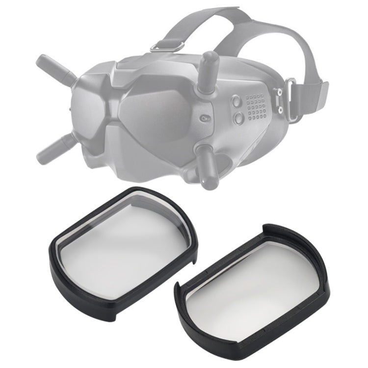 RCSTQ 2 PCS 200 Degree Myopia Glasses Lens Vision Correction Aspherical Lens for DJI FPV Goggles V2 - Lens Accessories by RCSTQ | Online Shopping South Africa | PMC Jewellery | Buy Now Pay Later Mobicred