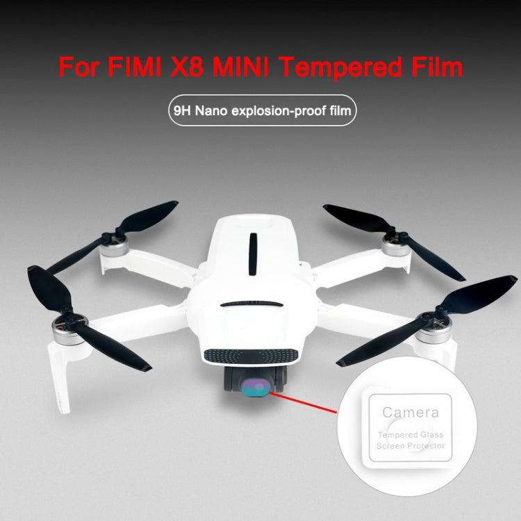 RCSTQ Anti-Scratch Tempered Glass Lens Film for FIMI X8 Mini Drone Camera -  by RCSTQ | Online Shopping South Africa | PMC Jewellery | Buy Now Pay Later Mobicred