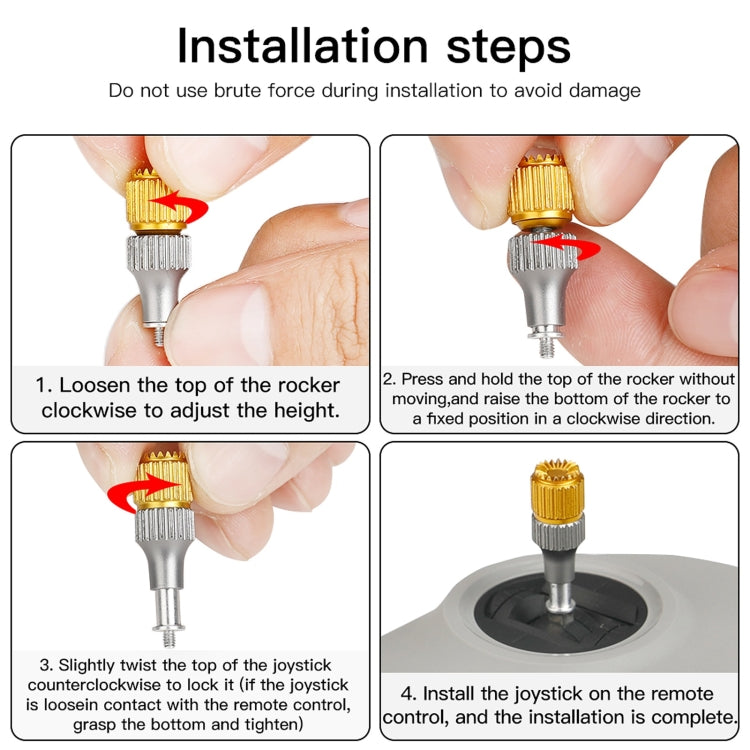 RCSTQ Two-color Retractable Thumb Rocker Joystick for DJI FPV Combo Drone Remote Control - Other Accessories by STARTRC | Online Shopping South Africa | PMC Jewellery