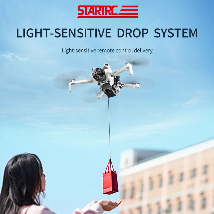 For DJI Mini 4 Pro STARTRC LED Light Air-Dropping System Thrower Parabolic - Holder Series by PMC Jewellery | Online Shopping South Africa | PMC Jewellery