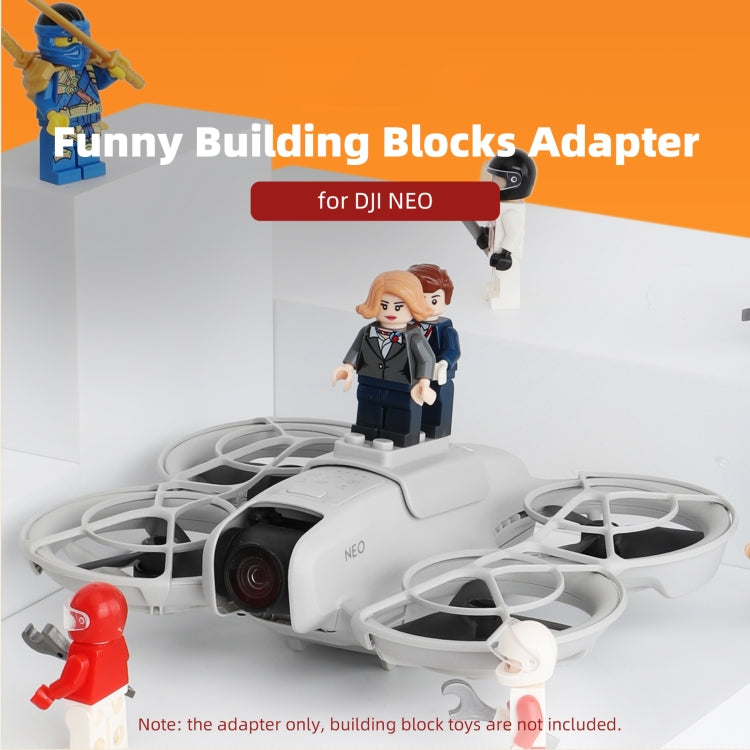 For DJI Neo Sunnylife Building Blocks Adapter Funny Building Bricks Toy Expansion Accessories (Grey) - free shipping - PMC TechLife - Order now!