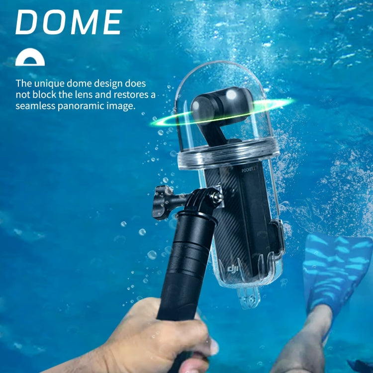 For DJI Osmo Pocket 3 STARTRC 45m / 147ft Underwater Waterproof Housing Diving Case (Transparent) - Case & Bags by STARTRC | Online Shopping South Africa | PMC Jewellery | Buy Now Pay Later Mobicred