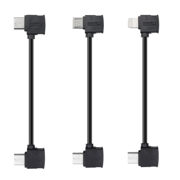 STARTRC For DJI Mini 3 Pro /Air 2S/Mavic Air 2/Mini 2 Type-C / USB-C to Micro Dedicated Connect Data Cable, Length: 30cm(Black) - Others by STARTRC | Online Shopping South Africa | PMC Jewellery | Buy Now Pay Later Mobicred