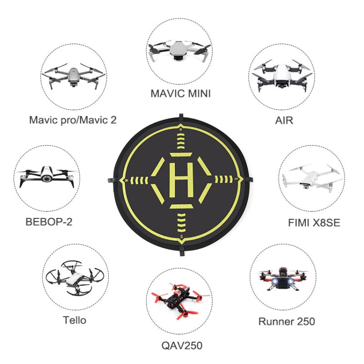 STARTRC RC Drone Quadcopter Portable Parking Apron Fast-fold Landing Parking Pad for DJI Mavic Mini / Mavic Air 2, Diameter: 56cm - free shipping - PMC TechLife - Order now!