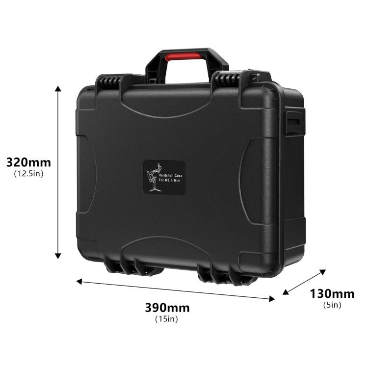 For DJI RS 4 Mini STARTRC PP Waterproof Shockproof Suitcase Portable Storage Box (Black) - free shipping - PMC TechLife - Order now!