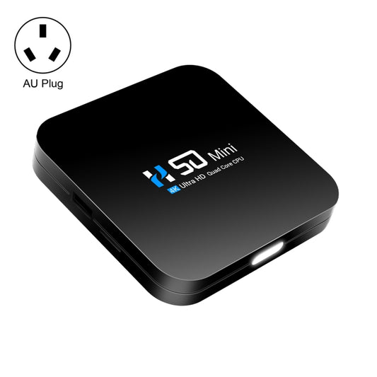 H50 Mini 4K Smart Network TV Box, Android 10.0, RK3318 Quad Core, 2GB+16GB, AU Plug - RK3318 by PMC Jewellery | Online Shopping South Africa | PMC Jewellery | Buy Now Pay Later Mobicred