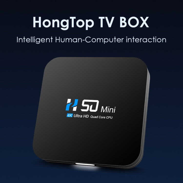 H50 Mini 4K Smart Network TV Box, Android 10.0, RK3318 Quad Core, 2GB+16GB, AU Plug - RK3318 by PMC Jewellery | Online Shopping South Africa | PMC Jewellery | Buy Now Pay Later Mobicred