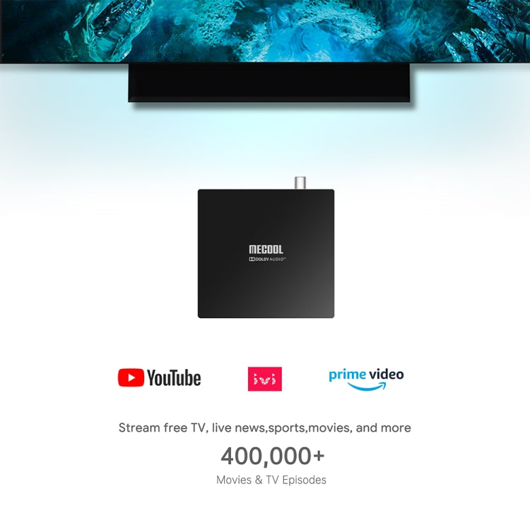 MECOOL KT1 DVB S2 Android 10.0 Smart TV Set Top Box, Amlogic S905X4-B Quad Core ARM Cortex-A55, 2GB+16GB, Dual Band WiFi, Bluetooth(EU Plug) - Amlogic S905 by MECOOL | Online Shopping South Africa | PMC Jewellery | Buy Now Pay Later Mobicred