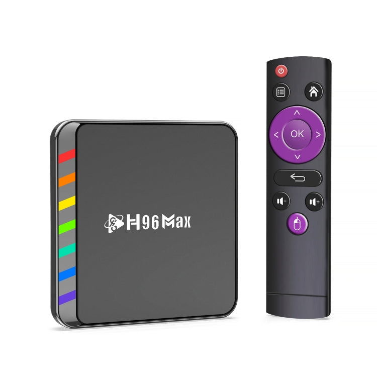 H96 Max W2 4K Ultra HD Android 11.0 Smart TV Box with Remote Control, Amlogic S905W2 Quad-Core, 4GB+64GB(US Plug) - Amlogic S905 by PMC Jewellery | Online Shopping South Africa | PMC Jewellery | Buy Now Pay Later Mobicred