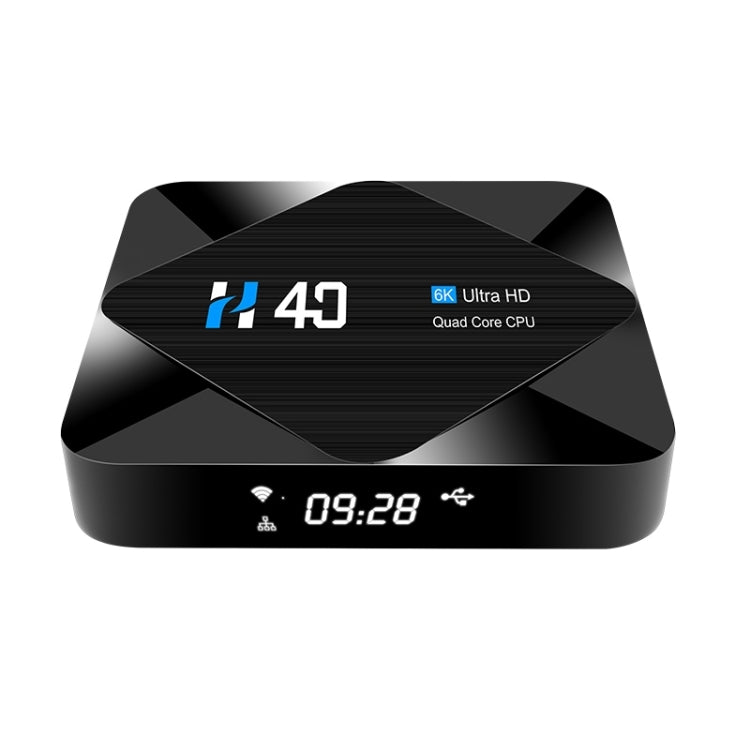 H40 4K Ultra HD Smart TV BOX Android 10.0 Media Player with Remote Control, Quad-core, RAM: 4GB, ROM: 32GB(UK Plug) - Amlogic S905 by PMC Jewellery | Online Shopping South Africa | PMC Jewellery | Buy Now Pay Later Mobicred