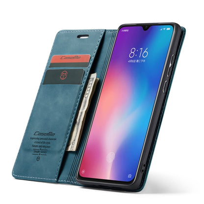 CaseMe-013 Multifunctional Horizontal Flip Leather Case with Card Slot & Holder for Xiaomi 9(Blue) - Xiaomi Cases by CaseMe | Online Shopping South Africa | PMC Jewellery | Buy Now Pay Later Mobicred