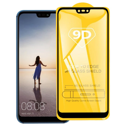 9D Full Glue Full Screen Tempered Glass Film For Huawei P20 Lite / Nova 3e - Huawei Tempered Glass by PMC Jewellery | Online Shopping South Africa | PMC Jewellery | Buy Now Pay Later Mobicred