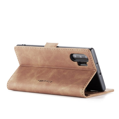 CaseMe-013 Multifunctional Horizontal Flip Leather Case with Card Slot & Holder & Wallet for Galaxy Note 10+(Brown) - Galaxy Phone Cases by CaseMe | Online Shopping South Africa | PMC Jewellery | Buy Now Pay Later Mobicred