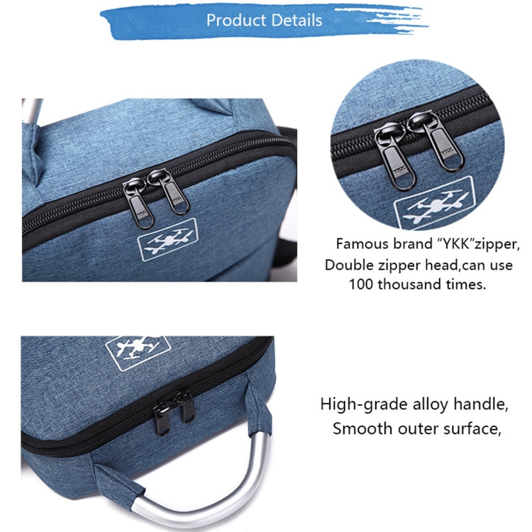 Portable Waterproof Drone Shoulder Storage Bag for DJI Mavic Mini 2(Blue) - Carry Cases & Bags by PMC Jewellery | Online Shopping South Africa | PMC Jewellery | Buy Now Pay Later Mobicred