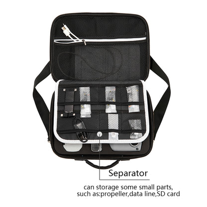 Multi-function PU Shoulder Storage Bag Suitcase with Baffle For DJI Mavic Mini 2(Black Liner) - Backpacks & Bags by PMC Jewellery | Online Shopping South Africa | PMC Jewellery | Buy Now Pay Later Mobicred