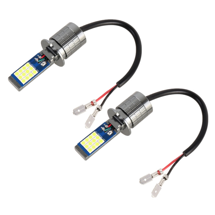 H3 2 PCS DC12-24V / 10.5W Car Fog Lights with 24LEDs SMD-3030 & Constant Current, Box Packaging(Lime Light) - Fog / Driving Lights by PMC Jewellery | Online Shopping South Africa | PMC Jewellery | Buy Now Pay Later Mobicred