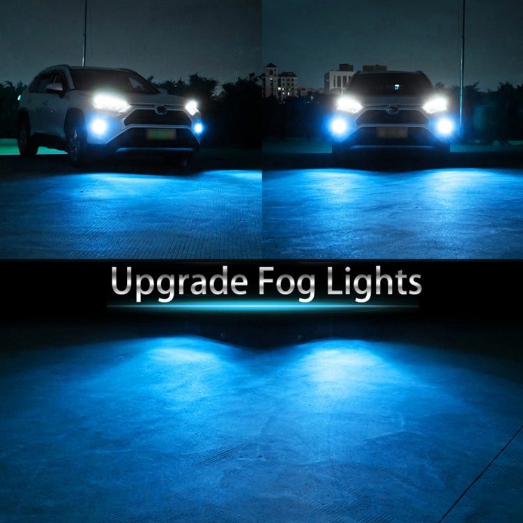 9005 2 PCS DC12-24V / 8.6W Car Double Colors Fog Lights with 24LEDs SMD-3030 & Constant Current, Bag Packaging(White Light + Ice Blue Light) - Fog / Driving Lights by PMC Jewellery | Online Shopping South Africa | PMC Jewellery | Buy Now Pay Later Mobicred