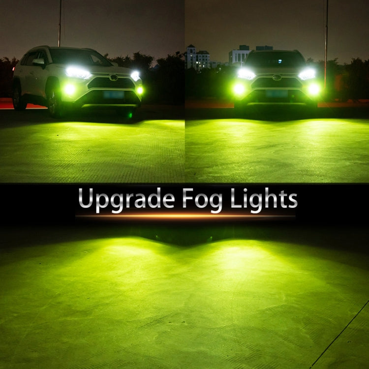 H11 / H8 2 PCS DC12-24V / 8.6W Car Fog Lights with 24LEDs SMD-3030 & Constant Current, Bag Packagin(Lime Light) - Fog / Driving Lights by PMC TechLife | Online Shopping South Africa | PMC TechLife | Buy Now Pay Later Mobicred