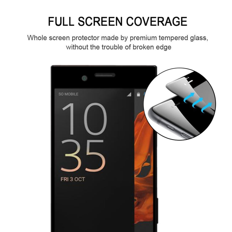 For Sony Xperia XZ Full Glue Full Screen Tempered Glass Film - Sony Tempered Glass by PMC Jewellery | Online Shopping South Africa | PMC Jewellery