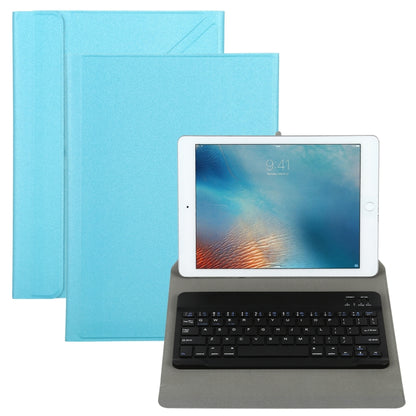 Universal Detachable Bluetooth Keyboard + Leather Tablet Case without Touchpad for iPad 9-10 inch, Specification:Black Keyboard(Blue) - Universal by PMC Jewellery | Online Shopping South Africa | PMC Jewellery