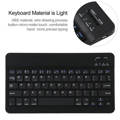 Universal Detachable Bluetooth Keyboard + Leather Tablet Case without Touchpad for iPad 9-10 inch, Specification:Black Keyboard(Blue) - Universal by PMC Jewellery | Online Shopping South Africa | PMC Jewellery