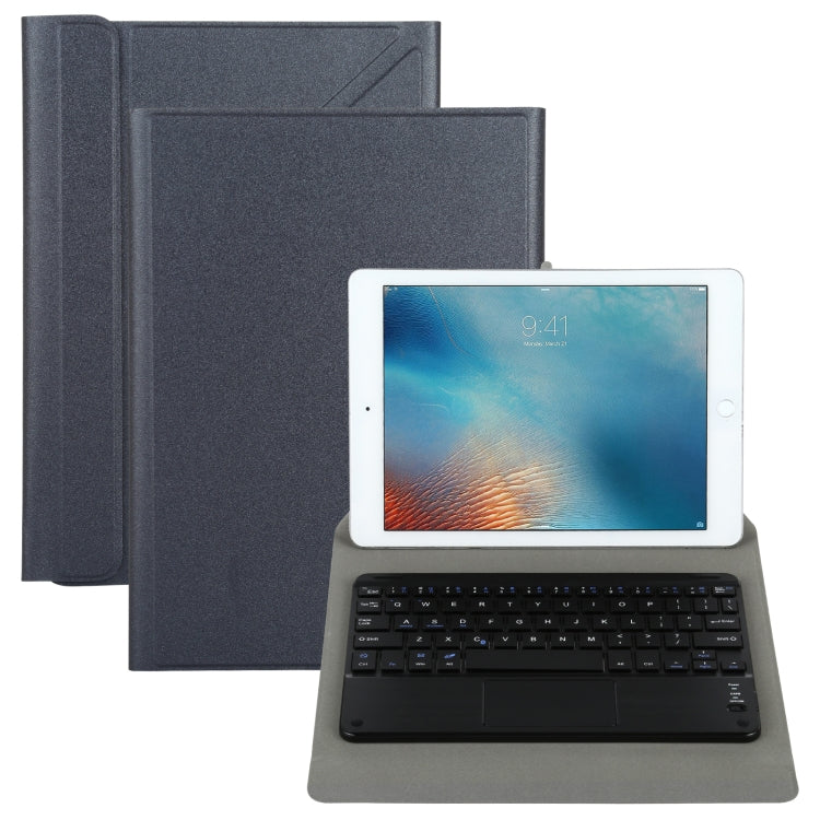 Universal Detachable Bluetooth Keyboard + Leather Tablet Case with Touchpad for iPad 9-10 inch, Specification:Black Keyboard(Black) - Universal by PMC Jewellery | Online Shopping South Africa | PMC Jewellery