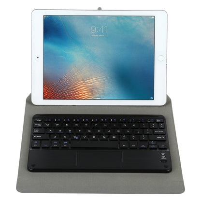 Universal Detachable Bluetooth Keyboard + Leather Tablet Case with Touchpad for iPad 9-10 inch, Specification:Black Keyboard(Black) - Universal by PMC Jewellery | Online Shopping South Africa | PMC Jewellery