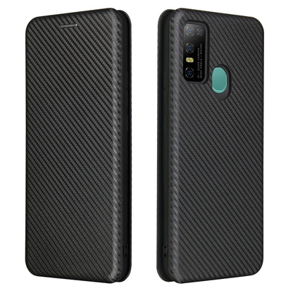 For DOOGEE N30 Carbon Fiber Texture Horizontal Flip TPU + PC + PU Leather Case with Card Slot(Black) - More Brand by PMC Jewellery | Online Shopping South Africa | PMC Jewellery | Buy Now Pay Later Mobicred