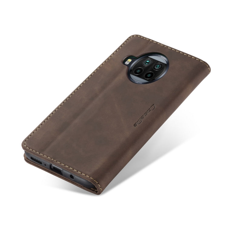 For Xiaomi Mi 10T Lite 5G CaseMe-013 Multifunctional Retro Frosted Horizontal Flip Leather Case with Card Slot & Holder & Wallet(Coffee) - Xiaomi Cases by CaseMe | Online Shopping South Africa | PMC Jewellery | Buy Now Pay Later Mobicred