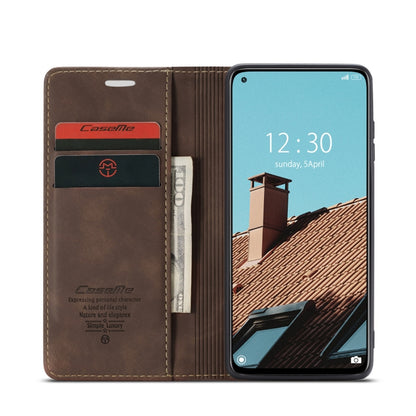 For Xiaomi Mi 10T 5G / 10T Pro 5G CaseMe-013 Multifunctional Retro Frosted Horizontal Flip Leather Case with Card Slot & Holder & Wallet(Coffee) - Xiaomi Cases by CaseMe | Online Shopping South Africa | PMC Jewellery | Buy Now Pay Later Mobicred