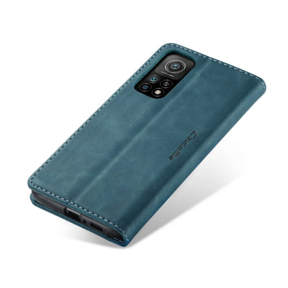 For Xiaomi Mi 10T 5G / 10T Pro 5G CaseMe-013 Multifunctional Retro Frosted Horizontal Flip Leather Case with Card Slot & Holder & Wallet(Blue) - Xiaomi Cases by CaseMe | Online Shopping South Africa | PMC Jewellery | Buy Now Pay Later Mobicred