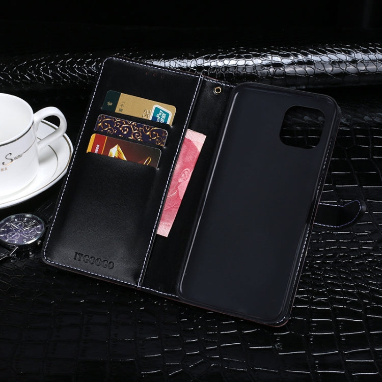 For Cubot C30 idewei Crocodile Texture Horizontal Flip Leather Case with Holder & Card Slots & Wallet(Black) - More Brand by idewei | Online Shopping South Africa | PMC Jewellery | Buy Now Pay Later Mobicred