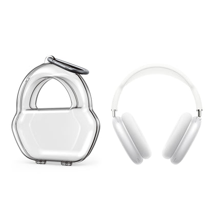 PP Jelly Color Headphone Protective Case for AirPods Max, with Hook(White) - For AirPods Max by PMC Jewellery | Online Shopping South Africa | PMC Jewellery