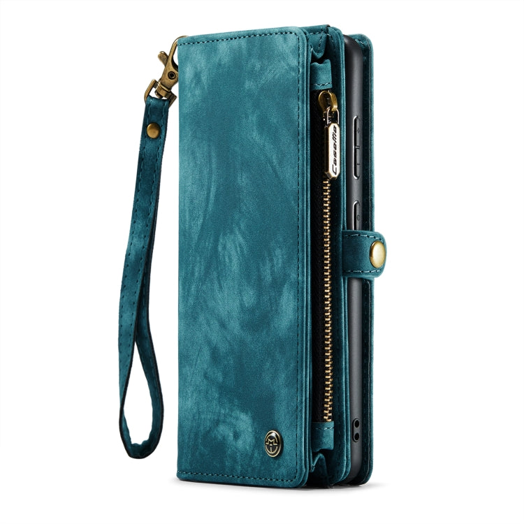 For Samsung Galaxy S21 Ultra 5G CaseMe Detachable Multifunctional Horizontal Flip Leather Case, with Card Slot & Holder & Zipper Wallet & Photo Frame(Green) - Galaxy S21 Ultra 5G Cases by CaseMe | Online Shopping South Africa | PMC Jewellery | Buy Now Pay Later Mobicred